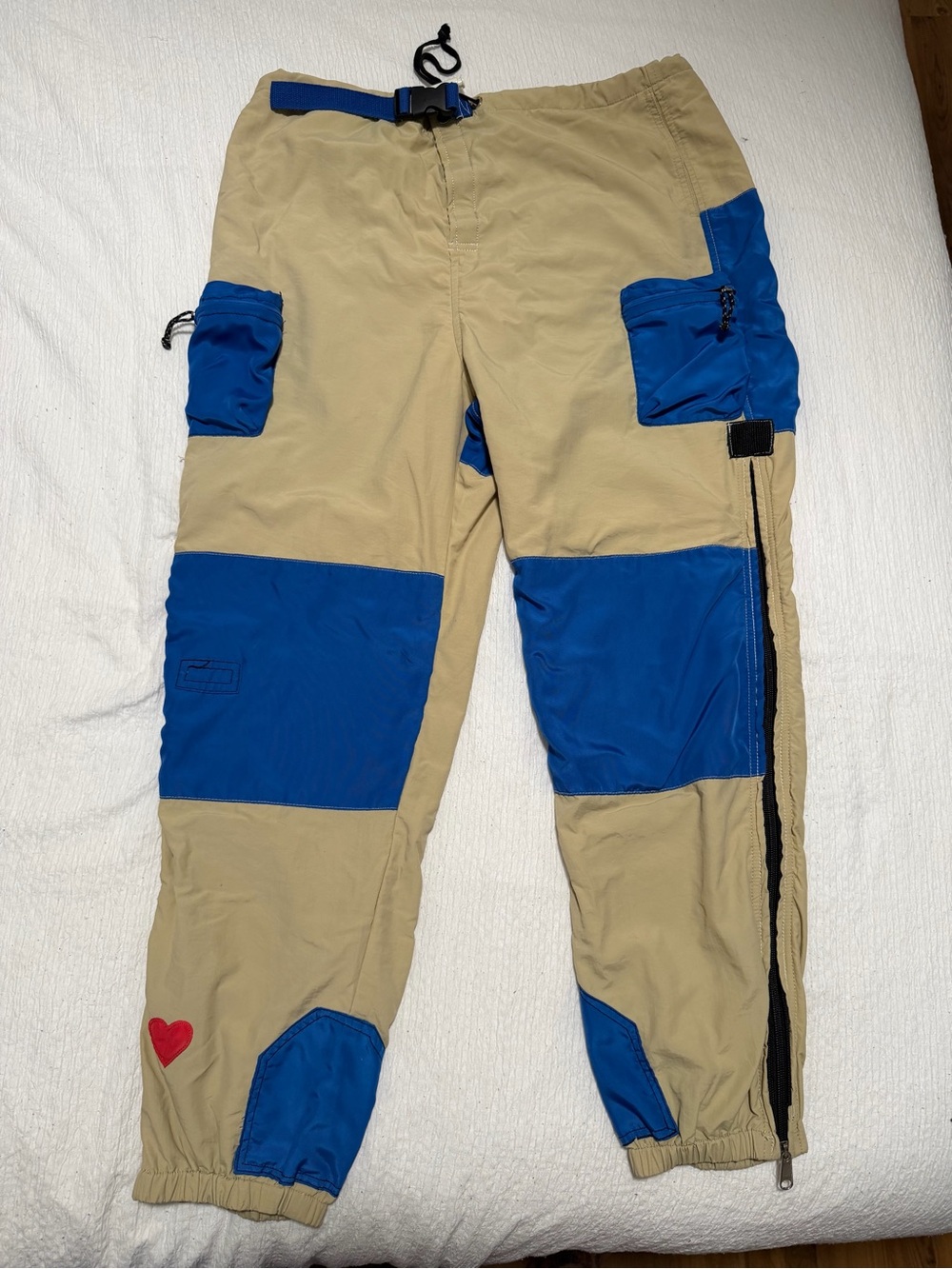 Sean Weatherspoon x Round Two Khaki and Blue Hiking Cargos